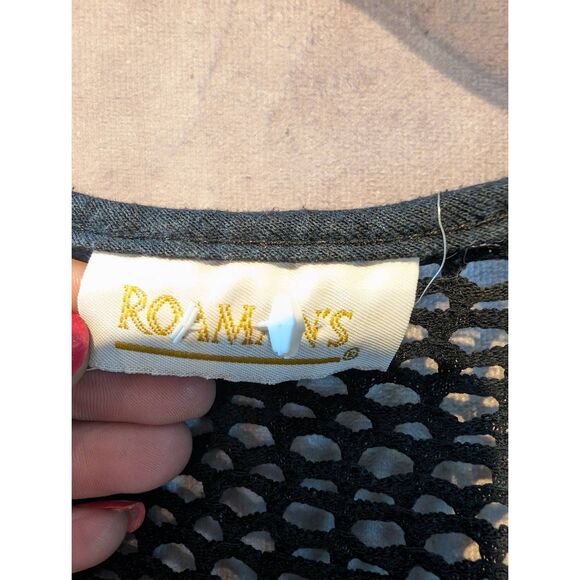 Roamans Plus size mesh cardigan or cover-up 3x - Picture 4 of 5